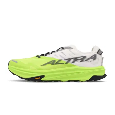 Altra Mont Blanc Carbon Shoes White Green In Multi