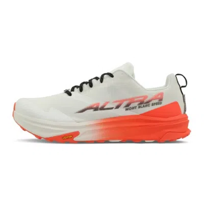 Altra Mont Blanc Speed Shoes White Red Ss26 In Multi