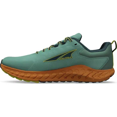 Altra Outroad 2 Trail Running Shoe In Blue-green/orange