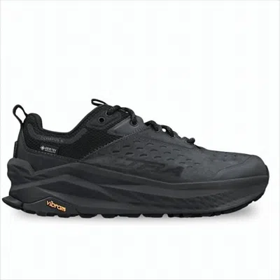 Altra Textured Black Sneakers With Gore-tex And Vibram Sole