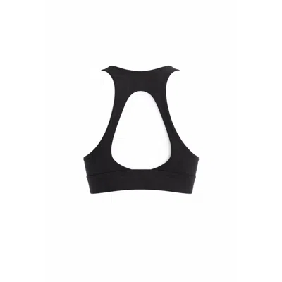 Altra Volta Women's Black Rib Sculpting Racerback Top
