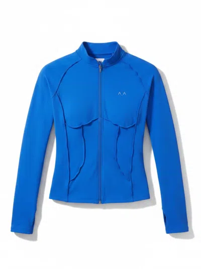 Altra Volta Women's Blue Azure Sculpt Zip Jacket