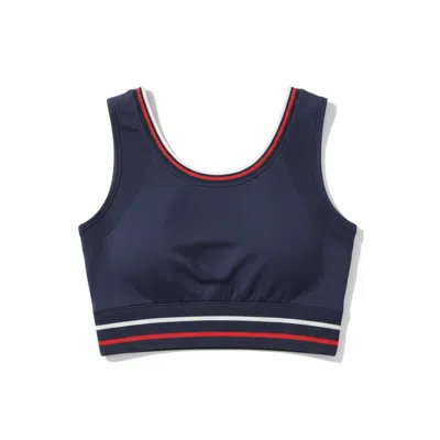 Altra Volta Women's Blue Navy Sport Crop Top