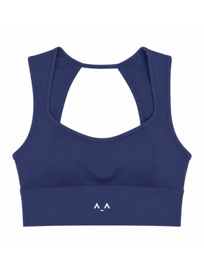 Altra Volta Women's Blue Open Back Sports Bra