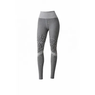 Altra Volta Women's Comfort Snake Knitted Leggings In Gray