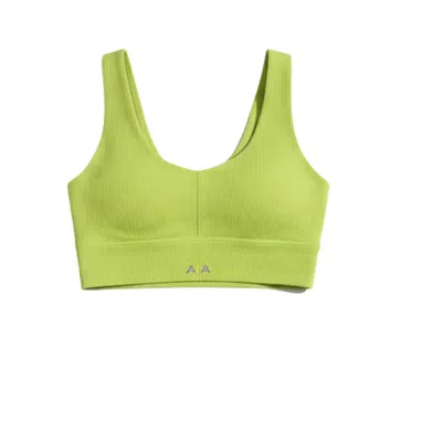 Altra Volta Women's Green Charm Sports Lime Bra