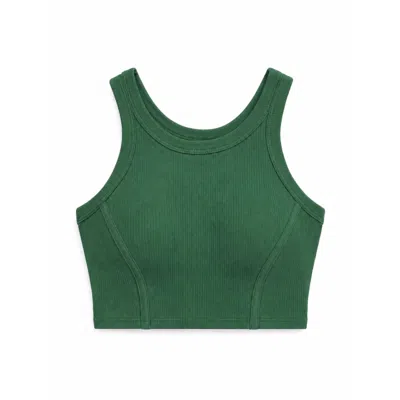 Altra Volta Women's Green Emerald Edge Racerback Top