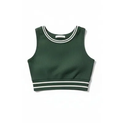 Altra Volta Women's Green Sport Crop Top