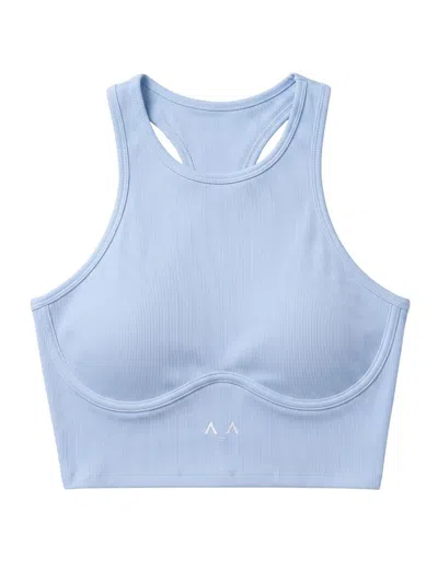 Altra Volta Women's Halter Ribbed Top - Blue