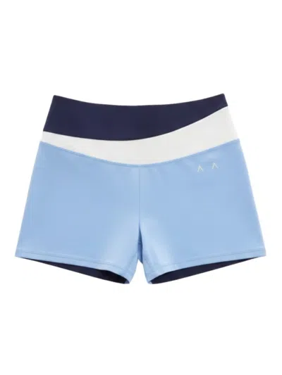Altra Volta Women's High Waist Biker Shorts In Blue
