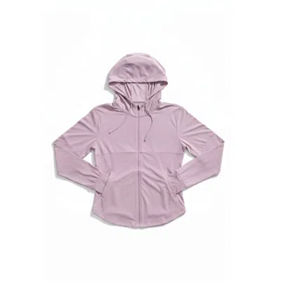 Altra Volta Women's Purple Breeze Flow Hooded Jacket In Animal Print