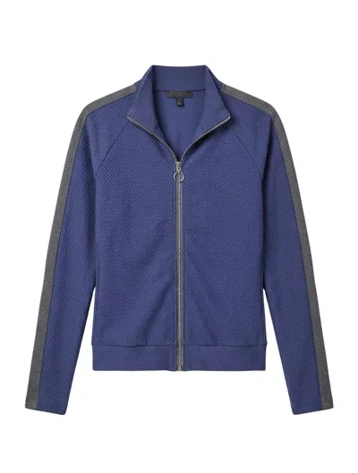 Altra Volta Women's Purple Jacquard Zip Jacket