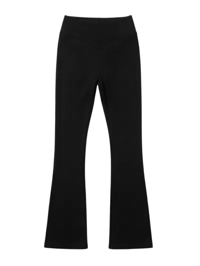 Altra Volta Women's Ribbed Bootcut Leggings - Black