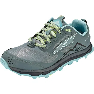 Altra Women's Lone Peak 5 Trail Running Shoe In Ice Flow Blue In Gray