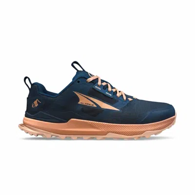 Altra Women's Lone Peak 8 Sneakers In Navy/coral In Multi