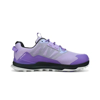 Altra Women's Lone Peak Low 2 All-weather Sneakers In Gray Purple In Multi