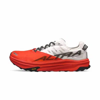 Altra Women's Mont Blanc Carbon Running Shoe In White/coral In Multi