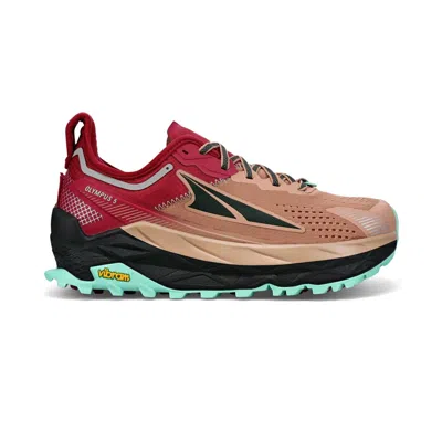 Altra Women's Olympus 5 Trail Running Shoes In Brown/red