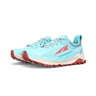 Altra Women Olympus 5 Trail Shoes In Light Blue