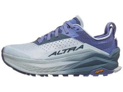 Altra Women's Olympus 6 Trail Running Shoe In Gray/blue