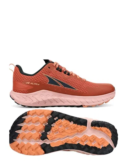 Altra Women's Outroad Trail Shoes In Red/orange In White