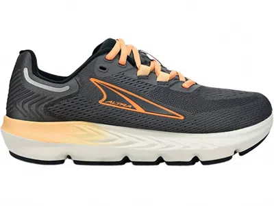 Altra Women's Provision 7 Athletic Running Shoes In Gray/orange In Black