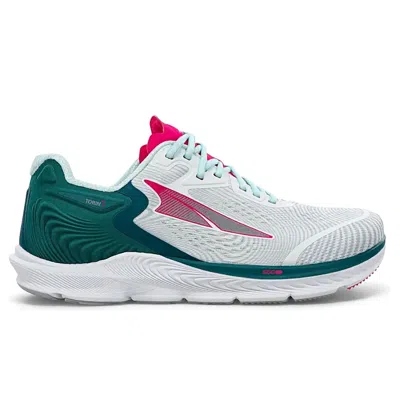 Altra Women's Torin 5 Athletic Shoes - B/medium Width In Deep Teal/pink In Blue