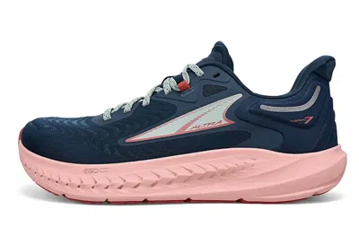 Altra Women's Torin 7 Running Shoes In Pink Teal In Blue
