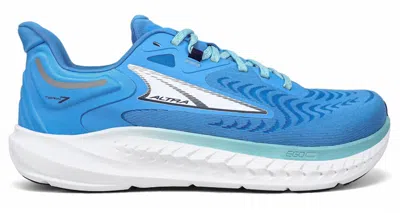 Altra Women's Torin 7 Trainer Shoe In Blue In Animal Print