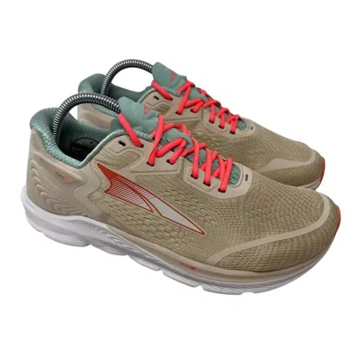 Altra Women's Torin Five Sneaker In Sand In Green
