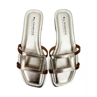Altramoda Redressing The World Brown Carla Sandals For Women In Vegetable-tanned Leather – Tan