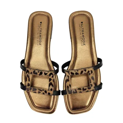 Altramoda Redressing The World Carla Sandals For Women In Vegetable-tanned Leather – Black