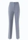 Altramoda Redressing The World Grey Women's Gray Elastic Waist Pants In Responsible Wool In Grey