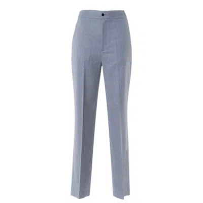 Altramoda Redressing The World Grey Women's Straight-leg Gray Pants In Responsible Wool