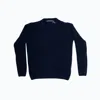 Altramoda Redressing The World Men's Cable Knit Sweater In Recycled Cashmere - Blue In Blue