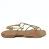 Altramoda Redressing The World Silver Lido Platinum Crystal Sandals For Women In Natural Leather