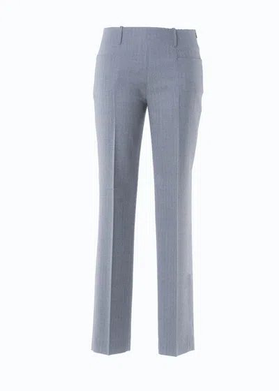 Altramoda Redressing The World Slim Fit Grey Women's Trousers In Responsible Wool