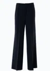Altramoda Redressing The World Women's Black Pantaloni Gamba Larga Nero Da Donna In Lana Responsabile In Black