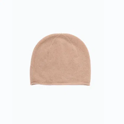 Altramoda Redressing The World Women's Brown Soft Hat In Responsible Wool And Cashmere Beige