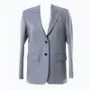 Altramoda Redressing The World Women's Oversized Blazer In Responsible Wool Grey In Grey