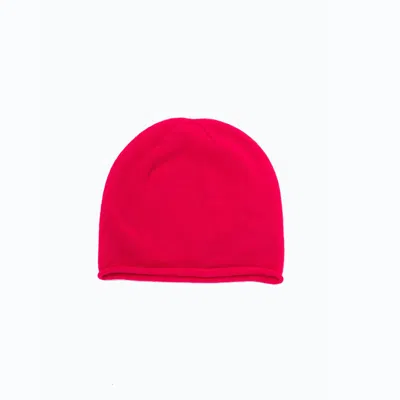 Altramoda Redressing The World Women's Pink / Purple Soft Hat In Responsible Wool And Cashmere Fucsia