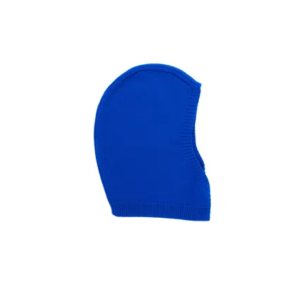 Altramoda Redressing The World Women's Responsible Wool And Cashmere Blue Royal Balaclava Hat