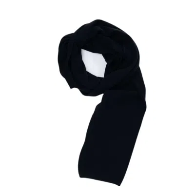 Altramoda Redressing The World Women's Shoulder Wrap Scarf With Sleeves In Responsible Wool And Cashmere, Black.