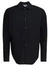 Altum Logo-embroidered Buttoned Shirt In Black