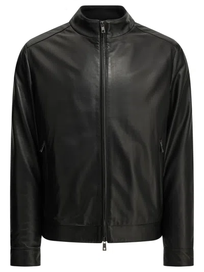 Altum Black Sheep Nappa Leather Polyester Padded Jacket