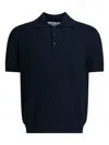 Altum Buttoned Polo Shirt In Blue