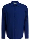 Altum Classic Cotton Shirt In Blue