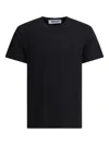 Altum Black Cotton T-shirt In Blue
