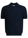 Altum Cotton Polo Shirt In Short Sleeves In Blue