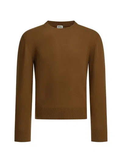 Altum Cashmere Crew-neck Sweater In Brown